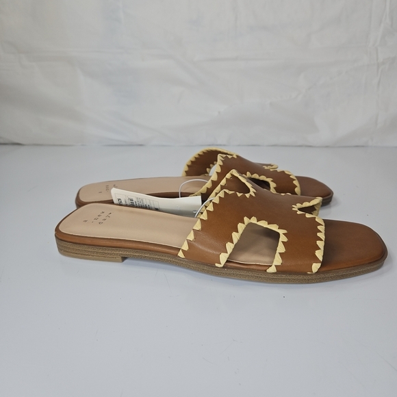 Helena Whipstitch Slide Sandals Elegant Sandals Coquette - A New Day Size Vary - Picture 6 of 16